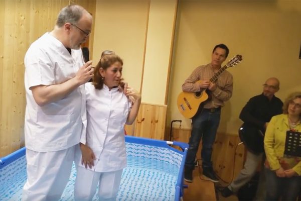 Palabras del Pastor Bautismo de Bertha